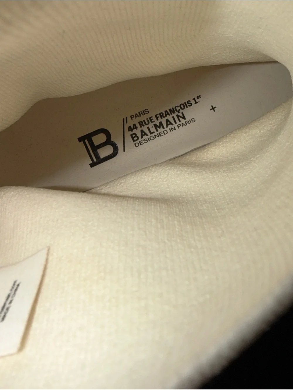 Men’s Balmain Mesh and Knit B-Bold High-Top Runner Sneakers